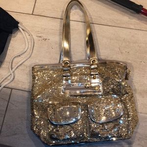 Cathy couture Gold Purse